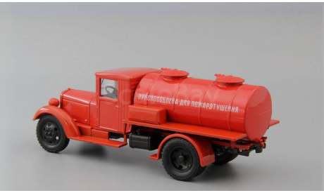 УралЗИС-355 АЦ, красный, масштабная модель, Наш Автопром, scale43