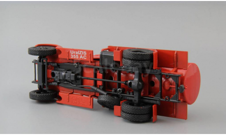 УралЗИС-355 АЦ, красный, масштабная модель, Наш Автопром, scale43