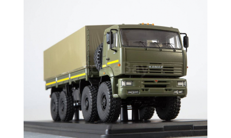 КАМАЗ-6560 бортовой (с тентом), масштабная модель, scale43, Start Scale Models (SSM)