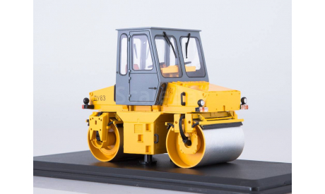 Каток самоходный вибрационный ДУ-63, масштабная модель, ModelPro, scale43