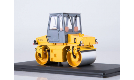 Каток самоходный вибрационный ДУ-63, масштабная модель, ModelPro, scale43