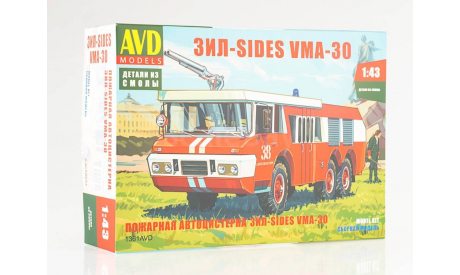 Сборная модель ЗИЛ-SIDES VMA-30, сборная модель автомобиля, Автомобиль в деталях (by SSM), scale43