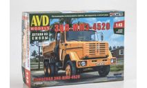 Сборная модель ЗИЛ-ММЗ-4520 самосвал, сборная модель автомобиля, scale43, AVD Models