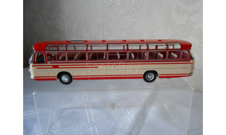 1/43 Автобус Setra S14 1966 Beige/Red IXO Автобусы, масштабная модель, IXO грузовики (серии TRU), scale43
