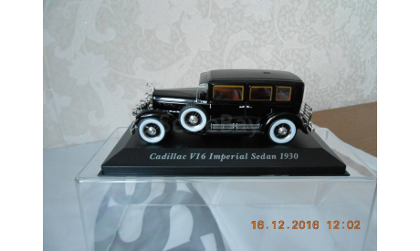 CADILLAC  V16  LWB  IMPERIAL  SEDAN  1930, масштабная модель, 1:43, 1/43, Altaya