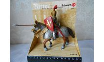 SCHLEICH - Фигурка Тевтонский Рыцарь, на Лошади с копьём, крестоносец 70017, фигурка, scale0