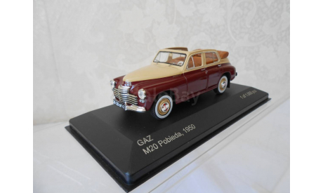 WhiteBox. GAZ M20  Pobieda  1950, масштабная модель, ГАЗ, scale43