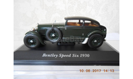 BENTLEY    SPEED   SIX    1930  РЕДКАЯ МОДЕЛЬ., масштабная модель, 1:43, 1/43, Altaya