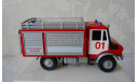 MERCEDES - BENZ UNIMOG  пожарный. CARARAMA, масштабная модель, scale50, Bauer/Cararama/Hongwell, Mercedes-Benz