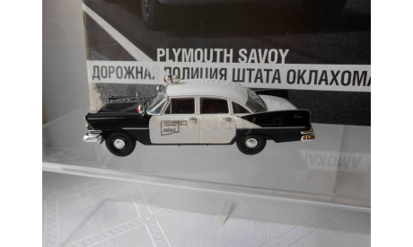 Полицейские Машины Мира №21 Plymouth Savoy      1:43, масштабная модель, Полицейские машины мира, Deagostini, scale43