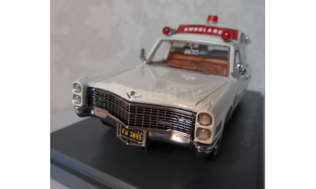 Cadillac S&S High Top Ambulance White 1966 Neo 1:43 NEO43895, масштабная модель, Neo Scale Models, 1/43