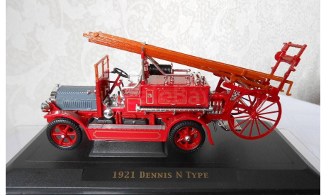 Пожарный автомобиль Dennis N Type 1921 Signature 1:43, масштабная модель, 1/43