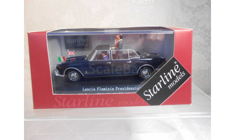 Lancia Flaminia   Serie Presidenziale  HM  Queen Elisabeth II - Rome 1961 1:43  Starline + 4 фигурки, масштабная модель, scale43