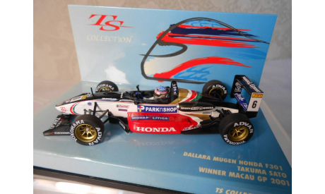 DALLARA  MUGEN  HONDA  F 301.  TAKUMA  SATO.  WINNER MACAU  GP 2001, масштабная модель, Minichamps, scale43