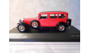 MERCEDES-BENZ Typ 460 N Nurburg 1929 RedBlack  WhiteBox, масштабная модель, scale43