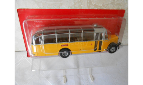 SAURER L4C SWITZERLAND 1959 Yellow/Silver 1:43 Altaya Bus Collection, масштабная модель, Hachette, scale43