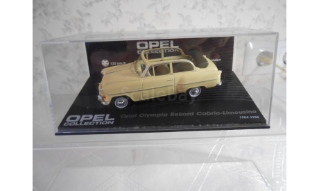 IXO-Altaya OPEL Olympia Rekord CABRIOLET 1954-19561/43, масштабная модель, Altaya, Museum Series (музейная серия), scale43