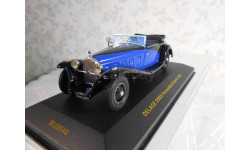 IXO Museum Delage D8 SS Fernandez and Darrin - Black and Blue - 1932 1:43 MUS046