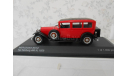 MERCEDES-BENZ Typ 460 N Nurburg 1929 RedBlack  WhiteBox, масштабная модель, scale43