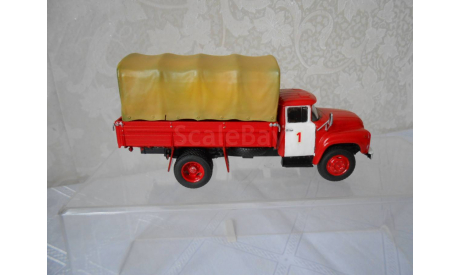 ЗиЛ 130 с тентом пожарный Start Scale Models (SSM) 1:43 конверсия., масштабная модель, 1/43