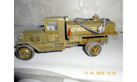 1:35 ЗИС-5   БЕНЗОВОЗ, сборная модель автомобиля, 1/35, Самоделка
