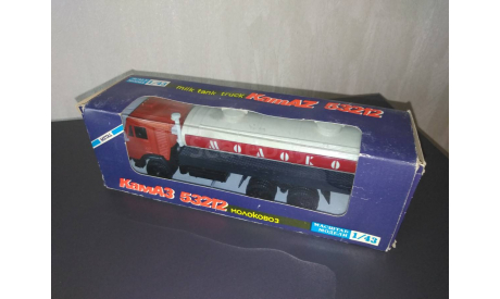 SALE! КАМАЗ 53212 ’Молоко’, масштабная модель, Элекон, scale43