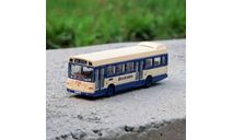 Автобус Leyland бежевый с синим, масштабная модель, scale72