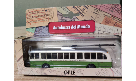 Троллейбус Pullman из серии Autobuses del Mundo, масштабная модель, Atlas, 1:72, 1/72