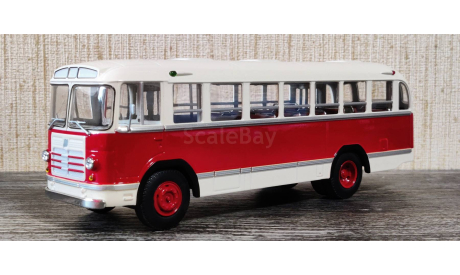Автобус Лиаз-158В бежево-карминовый ClassicBus КБ КлассикБас, масштабная модель, 1:43, 1/43