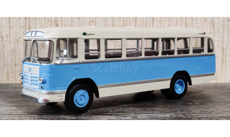 Автобус Лиаз-158В бело-голубой ClassicBus КБ КлассикБас, масштабная модель, scale43
