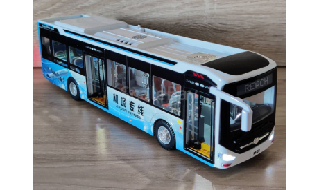 С 1 рубля!!! Электробус Zhong Tong 1:43 Автобус, масштабная модель, scale43
