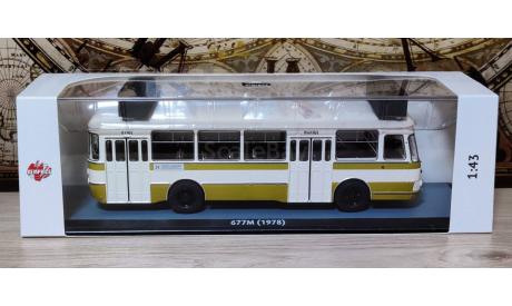 Автобус Лиаз-677М оливковый Демпрайс Demprice, масштабная модель, Classicbus, 1:43, 1/43