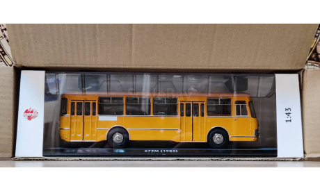 Автобус Лиаз-677Э оранжевый Демпрайс Demprice, масштабная модель, scale43