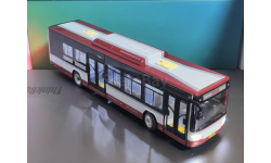 Электробус Фотон (Автобус Foton) серо-бордовый