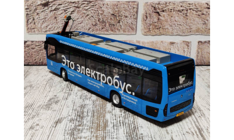Электробус КамАЗ-6282 Москва Мосгортранс НефАЗ (не автобус), масштабная модель, Start Scale Models (SSM), scale43