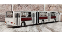 Автобус Икарус 280 Ikarus 280 бело-бордовый Классикбас ClassicBus Демпрайс Demprice, масштабная модель, 1:43, 1/43