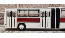 Автобус Икарус 280 Ikarus 280 бело-бордовый Классикбас ClassicBus Демпрайс Demprice, масштабная модель, 1:43, 1/43