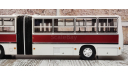 Автобус Икарус 280 Ikarus 280 бело-бордовый Классикбас ClassicBus Демпрайс Demprice, масштабная модель, 1:43, 1/43