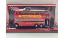 Троллейбус Q1 LONDON TROLLEYBUS, масштабная модель, Corgi, scale72