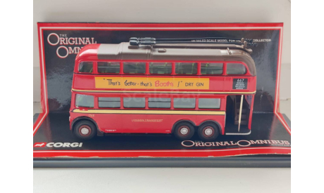 Троллейбус Q1 LONDON TROLLEYBUS, масштабная модель, Corgi, scale72