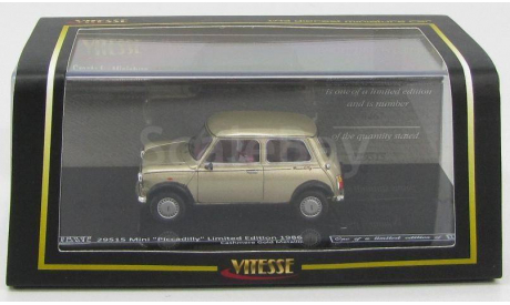 Мини Mini Piccadilly  Gold Metallic 1986 Vitesse 1:43, масштабная модель, scale43