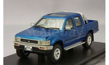 Тойота toyota Hilux Пикап 1992 синий Hi-Story 1 43, масштабная модель, 1:43, 1/43