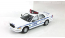 Форд Ford Crown Victoria Police USA Полиция Нью-Йорка США 2003 IXO Полицейские Машины Мира 1:43, масштабная модель, scale43, Полицейские машины мира, Deagostini