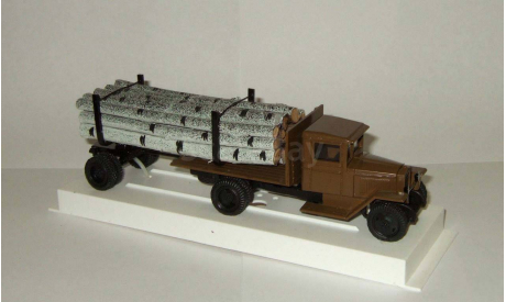 Зис 5 В + прицеп Дрововоз Ломо СССР 1:43, масштабная модель, 1/43, Ломо-АВМ