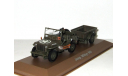 Джип Jeep Willys MB 4x4 4WD + прицеп 1943 Вторая Мировая война США Atlas 1:43, масштабная модель, scale43