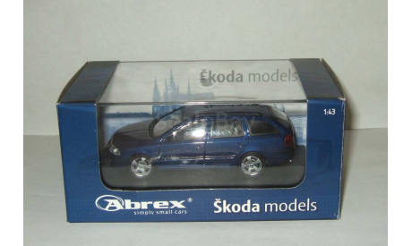 Skoda (Шкода) Octavia II Универсал Темно-синий Abrex 1:43, масштабная модель, 1/43, Škoda