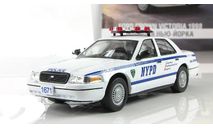 Форд Ford Crown Victoria Police USA Полиция Нью-Йорка США 2003 IXO Полицейские Машины Мира 1:43, масштабная модель, scale43, Полицейские машины мира, Deagostini