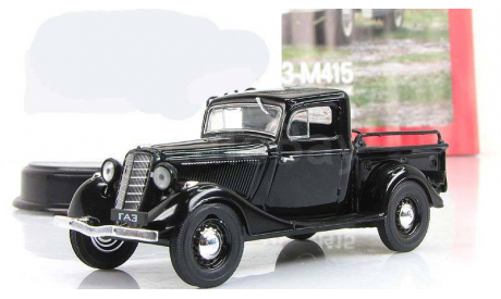 Газ Пикап М415 1939 - 1941 гг. черный IXO IST Автолегенды СССР 1:43, масштабная модель, 1/43, Автолегенды СССР лучшее журнал от Deagostini