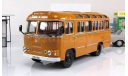 автобус Паз 672 М (оранжевый) 1982 СССР ClassicBus 1:43, масштабная модель, scale43