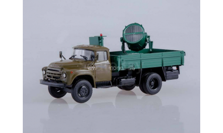 Зил 130 АПМ-90 (130) прожектор хаки/зеленый СССР Автоистория 1:43, масштабная модель, 1/43, Автоистория (АИСТ)